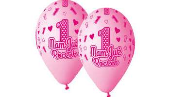 balony napełniane helem - mam już roczek