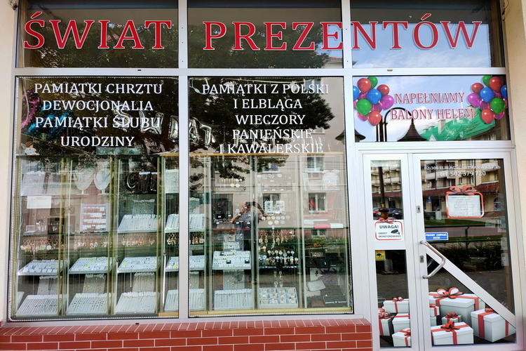 świat prezentów witryna